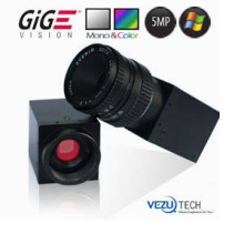 5Mp GigE Industrial Camera for Inspection and Machine Vision